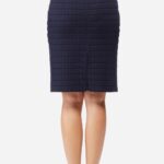 Gonna in lana punto goffrato, maglieria in lana made in italy, italian knitwear, monia mancinelli