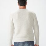 girocollo uomo in cashmere, made in italy, italian cashmere, men cashmere crewneck, monia mancinelli