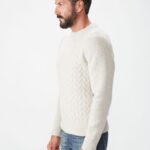 girocollo uomo in cashmere, made in italy, italian cashmere, men cashmere crewneck, monia mancinelli