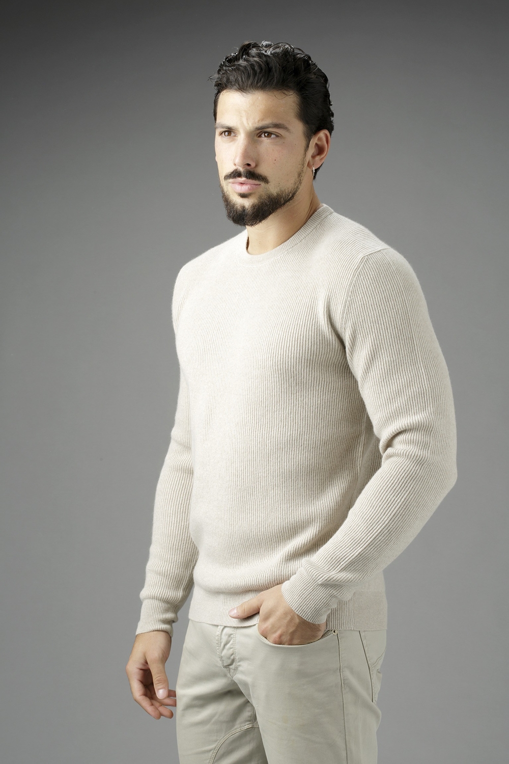 Girocollo Costa Inglese in Cashmere